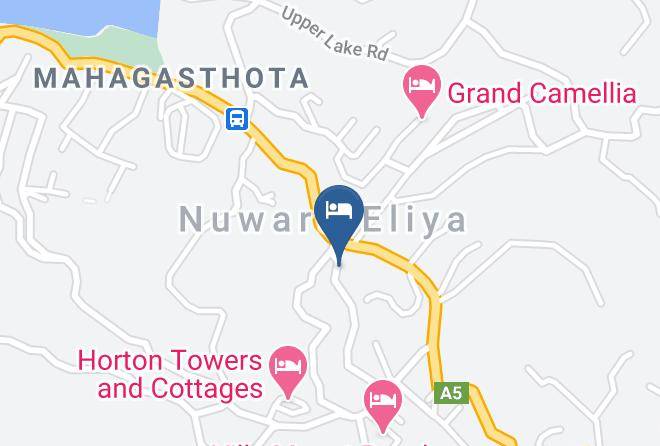 Kandy - Red Star Hotel Maps