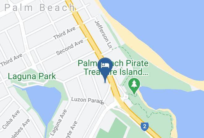 Gold Coast - Red Star Hotel Palm Beach Maps