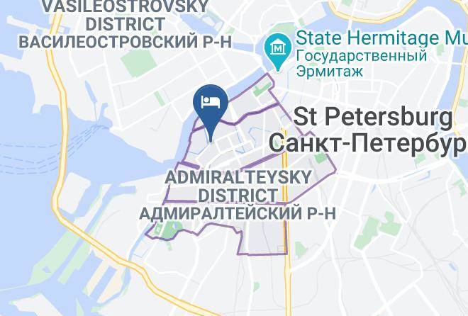 Saint Petersburg - Red Stars Hotel Maps