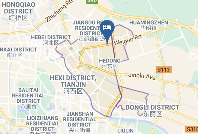 Hedong District - Red Sun Bussiness Hotel Maps