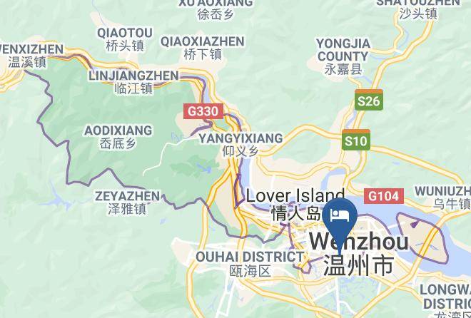 Wenzhou - Red Sun Hotel Maps