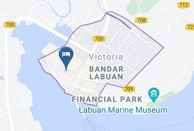 Labuan - Red Tomato Hotel Labuan Maps