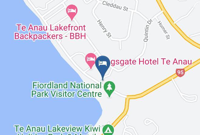 Te Anau - Red Tussock Motel Maps