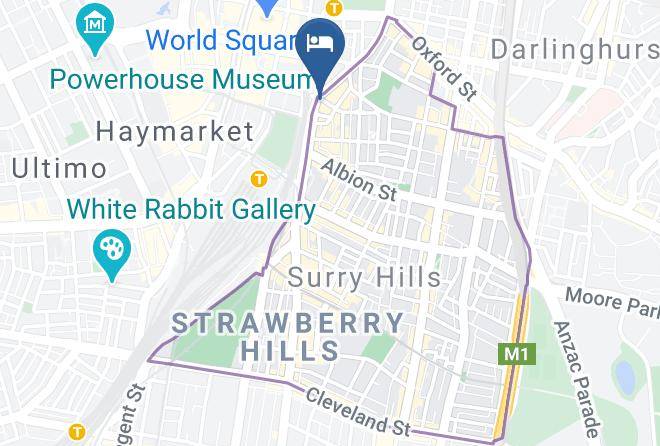 Sydney - Redback Steve Sydney Australia Backpackers Maps
