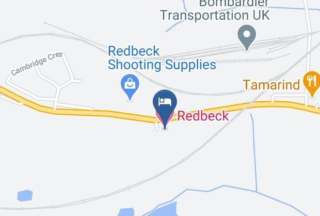 Wakefield - Redbeck Motel Maps