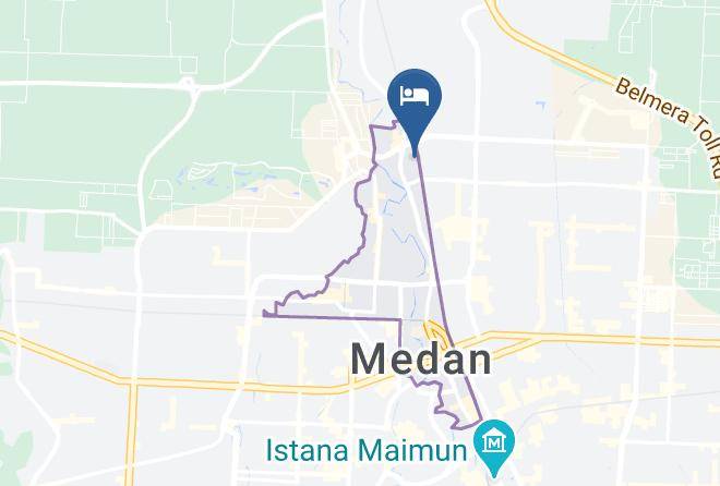 Kota Medan - Reddoorz Brayan Medan Maps