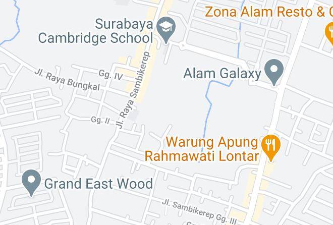 Kota Surabaya - Reddoorz Citraland Surabaya Maps