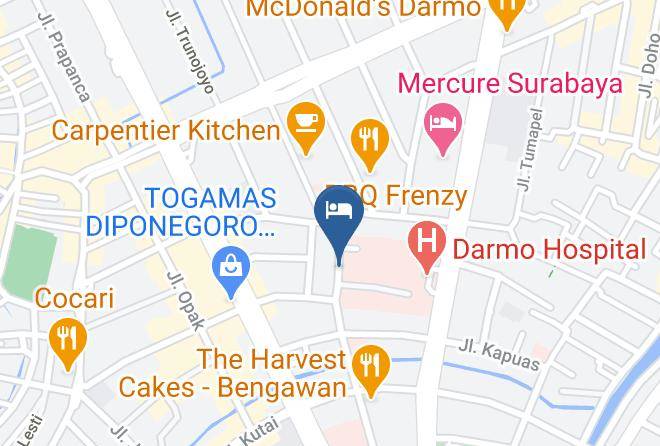 Kota Surabaya - Reddoorz Darmo Surabaya Maps
