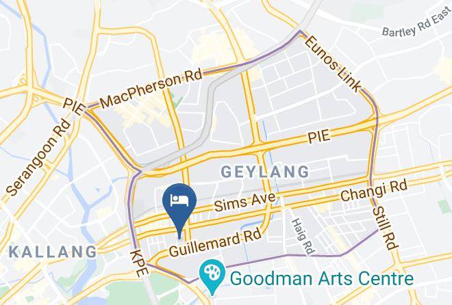 Reddoorz Geylang Map