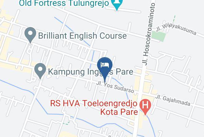 Kediri Regency - Reddoorz Hotel Kampung Inggris Maps