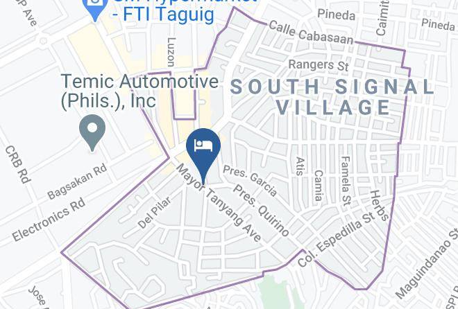 Metro Manila - Reddoorz Near Arca South Taguig And Cpg Estate Taguig Maps