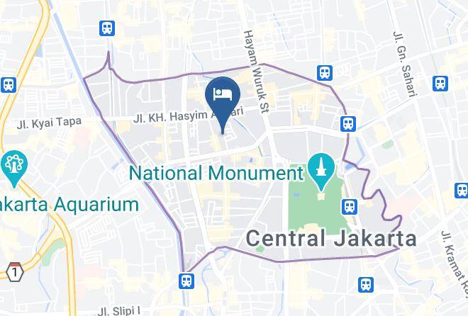 Central Jakarta - Reddoorz Near Cideng 2 Maps