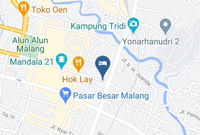Kota Malang - Reddoorz Near Kampung Warna Warni Maps