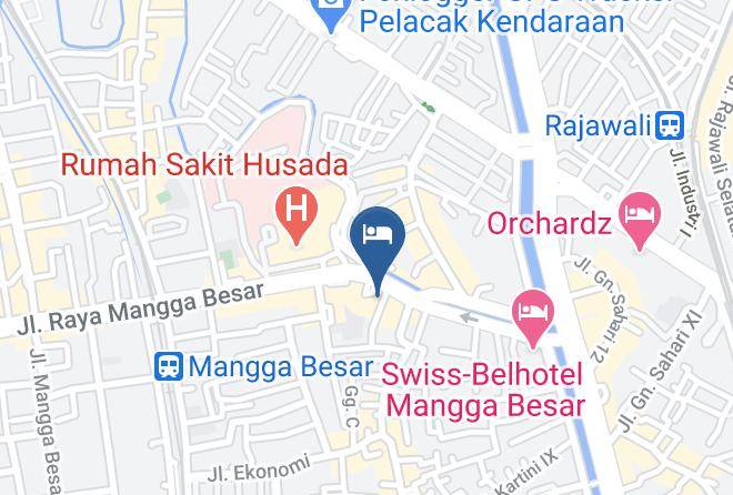 Central Jakarta - Reddoorz Near Rs Husada Maps