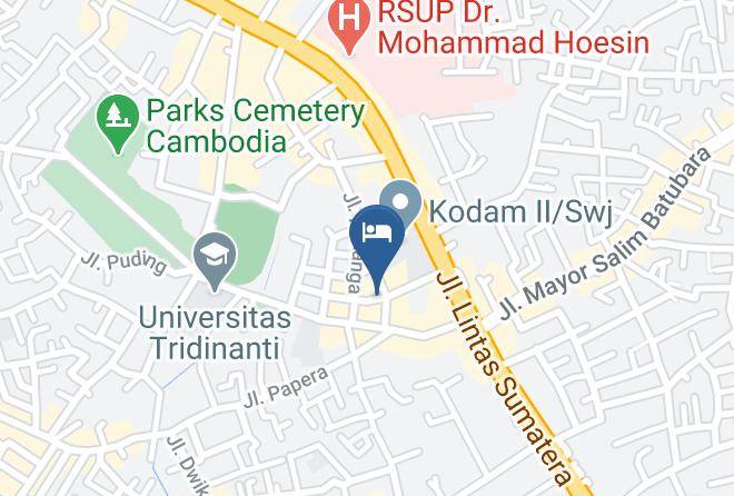 Palembang - Reddoorz Near Simpang Sekip Palembang Maps