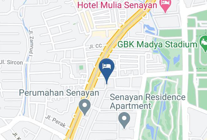 Jakarta Selatan - Reddoorz Patal Senayan 4 Maps