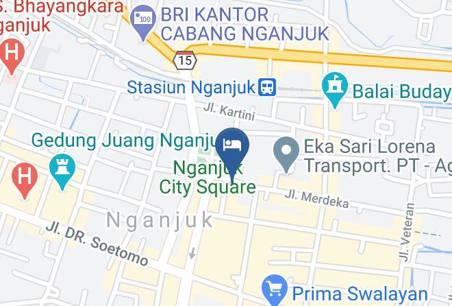 Nganjuk Regency - Reddoorz Plus Alun Alun Nganjuk Maps