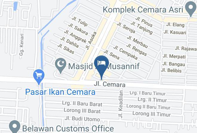 Deli Serdang Regency - Reddoorz Plus Cemara Asri Medan Maps