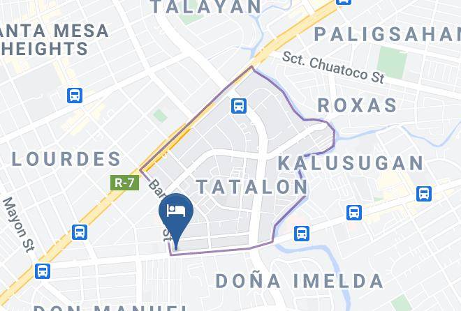 Metro Manila - Reddoorz Plus E Rodriguez Corner Banawe Maps