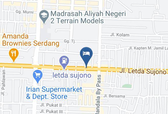 Kota Medan - Reddoorz Plus Jalan Letda Sujono Medan 2 Maps