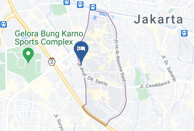 Jakarta Selatan - Reddoorz Plus Near Ambassador Mall Maps