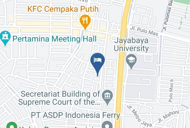 Central Jakarta - Reddoorz Plus Near Cempaka Putih Timur 2 Maps