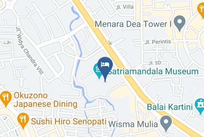 Jakarta Selatan - Reddoorz Plus Near Museum Satria Mandala Maps