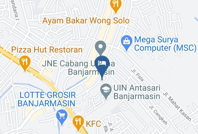 Banjarmasin - Reddoorz Plus Near Uin Banjarmasin Maps