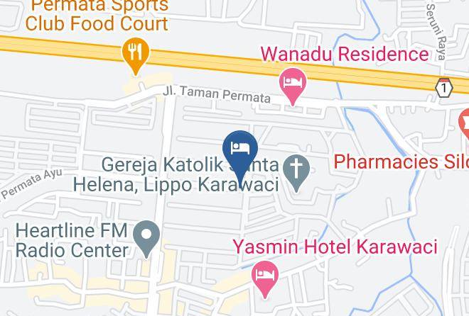 Tangerang Regency - Reddoorz Plus Permata Karawaci Maps
