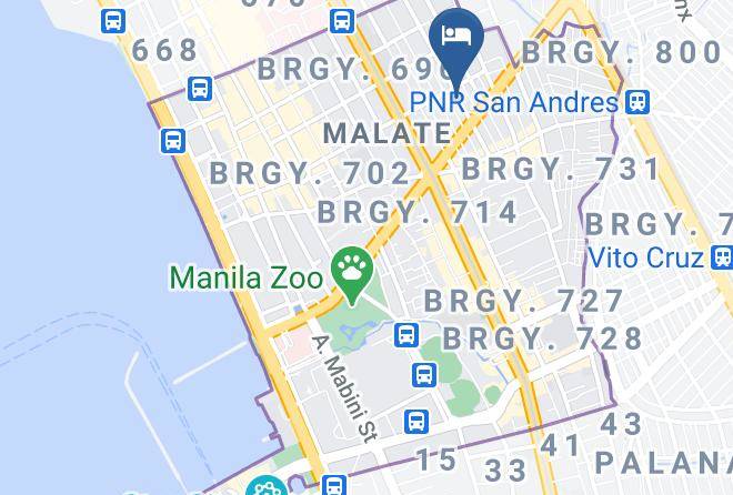 Metro Manila - Reddoorz Plus San Marcelino Malate Maps