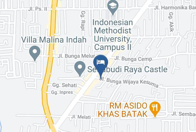 Kota Medan - Reddoorz Plus Setiabudi Medan Maps