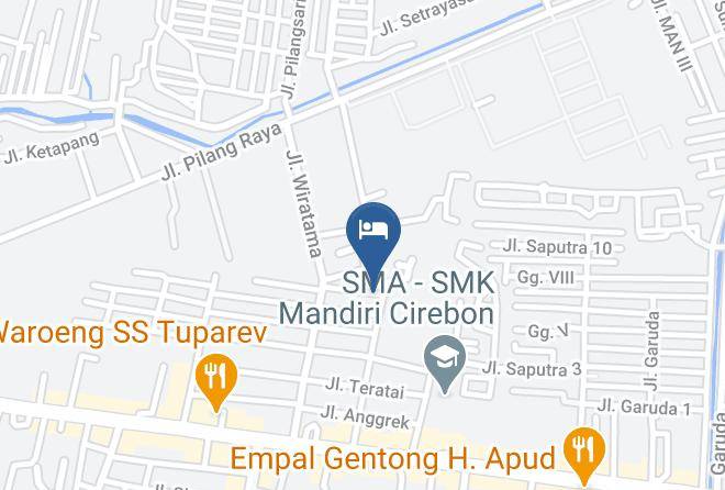 Cirebon Regency - Reddoorz Plus Tuparev Cirebon 2 Maps