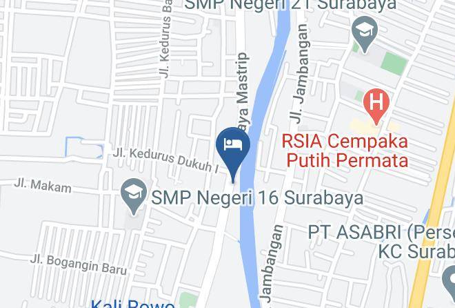 Kota Surabaya - Reddoorz Plus Wiyung Maps
