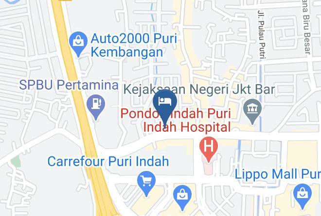 West Jakarta - Sans Hotel Puri Indah Jakarta Maps