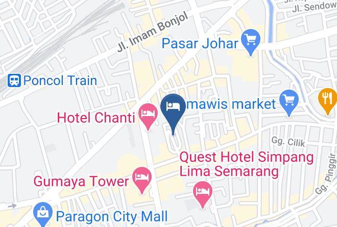 Kota Semarang - Reddoorz Premium Syariah Semarang City Center Maps