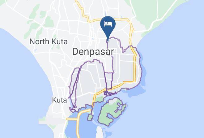 Denpasar - Reddoorz Puputan Renon Denpasar Maps