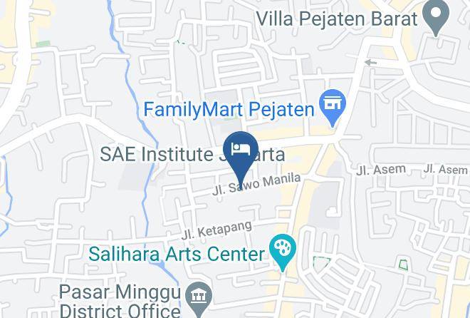 Jakarta Selatan - Reddoorz Sawo Manila Maps