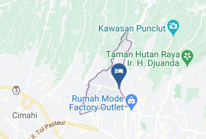 Bandung - Hotel Salon Fora &longhill Cafe Fora Maps