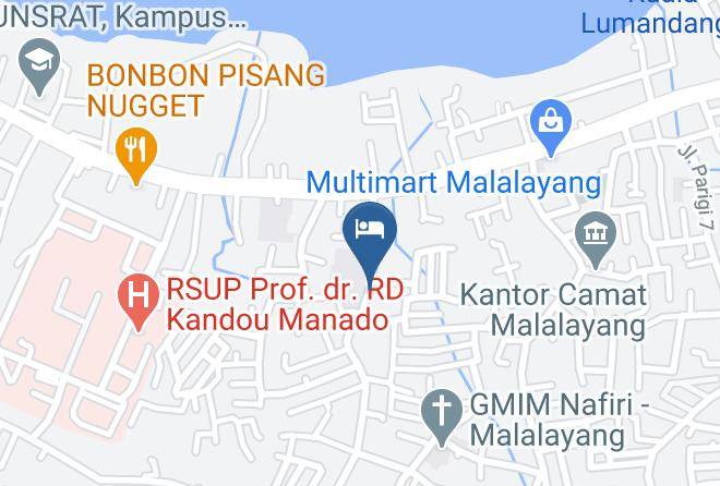 Kota Manado - Reddoorz Syariah Jalan Sea Manado Maps