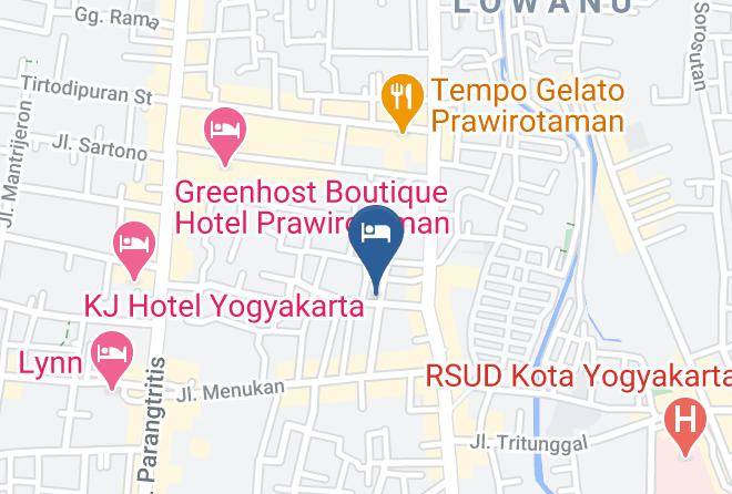 Kota Yogyakarta - Reddoorz Syariah Mergangsan Maps