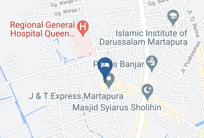 Banjar Regency - Reddoorz Syariah Near Pasar Sekumpul Martapura Maps