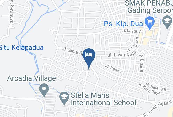 Tangerang Regency - Reddoorz Syariah Near Summarecon Mall Serpong 2 Maps