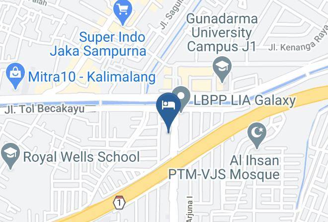 Kota Bekasi - Reddoorz Taman Galaxy Bekasi Maps