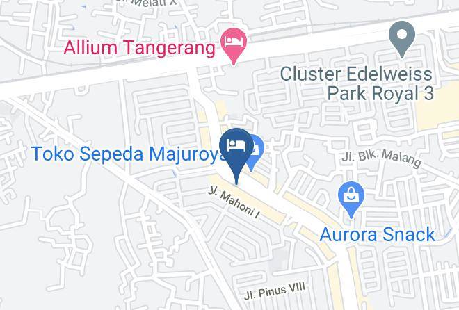 Kota Tangerang - Reddoorz Taman Royal Tangerang Maps
