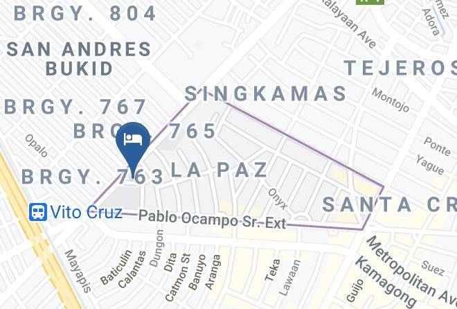 Metro Manila - Reddoorz Vito Cruz Extension Maps