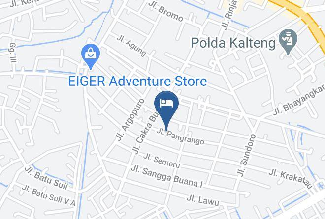 Kota Palangka Raya - Reddoorz Wisma Pangrango Maps