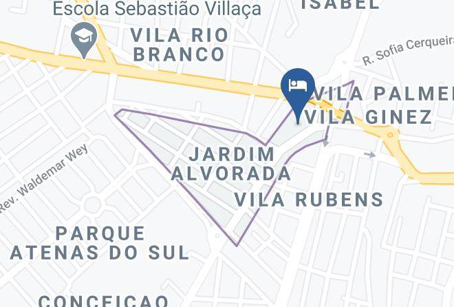 Itapetininga - Rede Unihotel Hotel Colonial Flat Maps