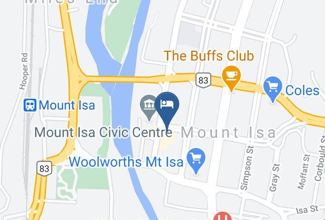 Mount Isa - Redearth Boutique Hotel Maps