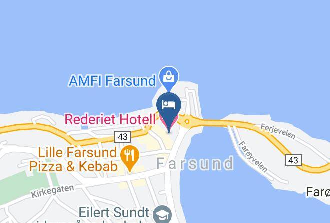 Farsund - Rederiet Hotell Maps