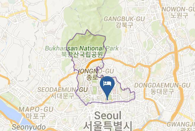 Jongnogu - Redfish Heart Of Seoul Maps
